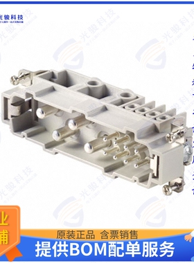1023260000连接器 INSERT MALE 4+8POS+1GND SCREW