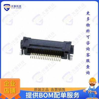 5033763410 连接器CONN PLUG 34POS R/A SMD GOLD