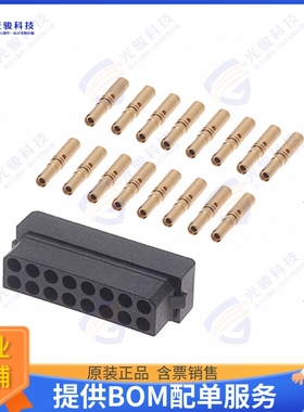 M80-8881605 连接器CONN RCPT 16POS CRIMP 24-28AWG