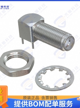 901-10138 连接器SMA RIGHT ANGLE PCB JACK, BULKHE