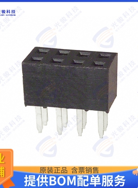 25640801RP2 连接器CONN RCPT 8POS 0.079 GOLD PCB