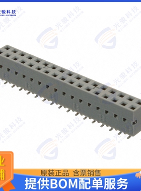 89898-317LF 连接器CONN RCPT 34POS 0.1 GOLD SMD