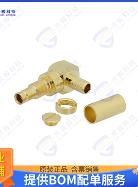 PE44260 连接器1.0/2.3 Jack Right Angle Bulkhea