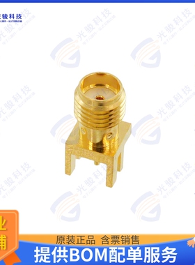 132323 连接器CONN SMA RCPT STR 50OHM EDGE MNT