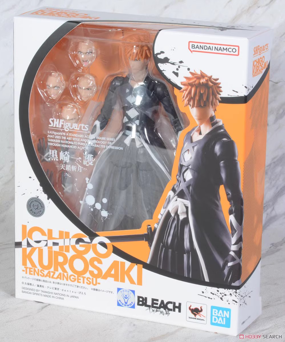 万代 SHF 死神 BLEACH 千年血战篇 黑崎一护 卍解 天锁斩月 现货 模玩/动漫/周边/娃圈三坑/桌游 手办/手办景品 原图主图