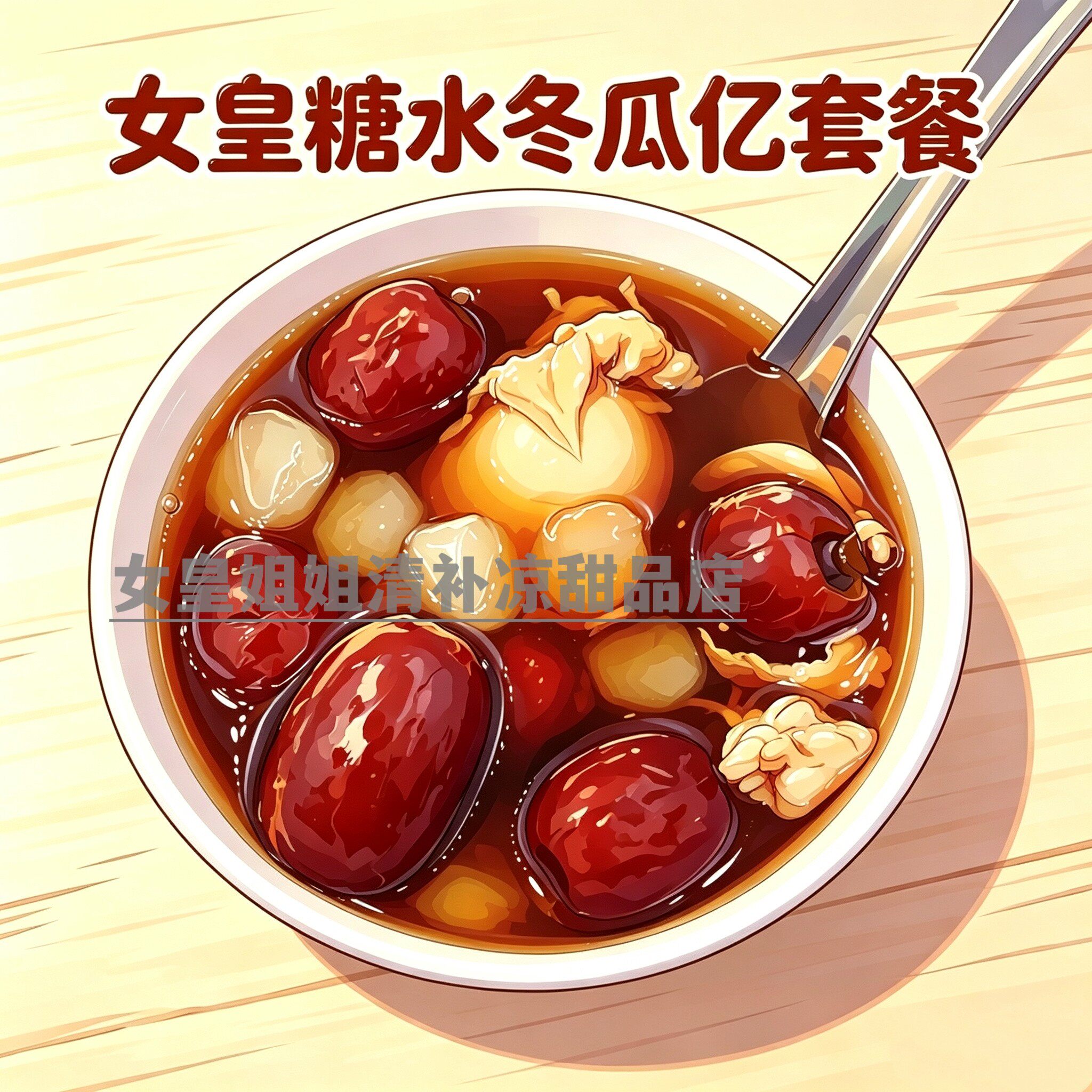海南夏天冰爽糖水冬瓜亿套餐