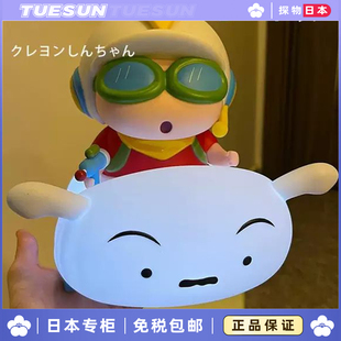 日本 卡通蜡笔小新拉布布大号手办模型家居摆件玩具公仔女生礼物