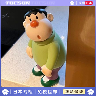 日本哆啦a梦机器猫Q版初登场呆萌胖虎手办模型居家大摆件公仔礼物