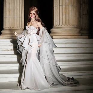 bjd连衣裙 sd兵人手办睹尔bedoll6分4分3分回声镇米回f仙女娃衣