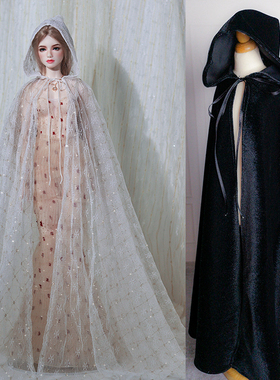 BDJ娃衣Blythe定做披风4分回声镇叔体bedoll睹尔3分SD6分特体斗篷