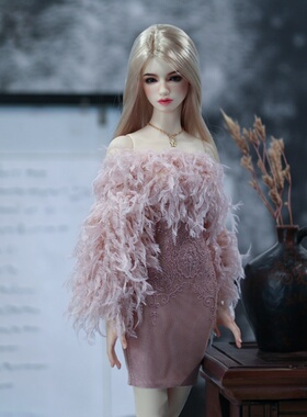 4分SD娃娃3分bjd衣服大女特体6分小布fr手工blythe上衣包臀裙套装