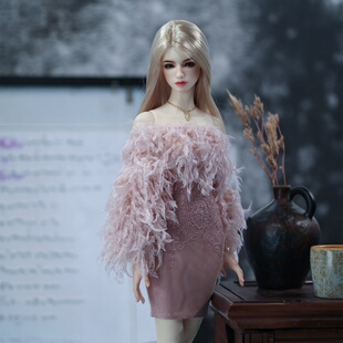 4分SD娃娃3分bjd衣服大女特体6分小布fr手工blythe上衣包臀裙套装