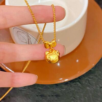时尚kitty猫新中式颈链