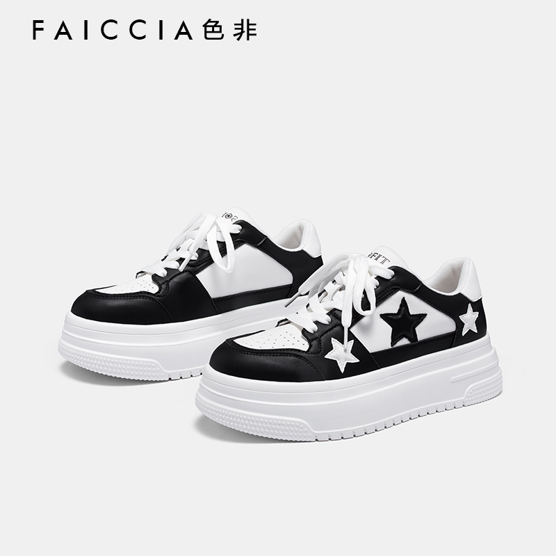 Faiccia/色非小白鞋时尚休闲
