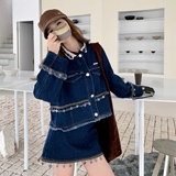 秋季新款时尚套装女牛仔外套+半身裙两件套B127-T6203-P165-K249，女装套装/套裙，浙宝127