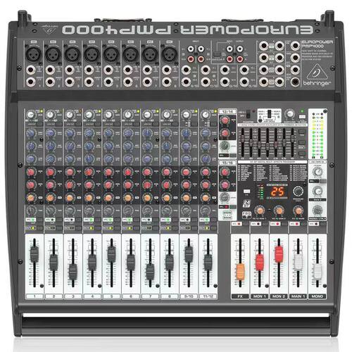 BEHRINGER/百灵达 PMP4000 专业有源调音台带功放一体机2×2000W
