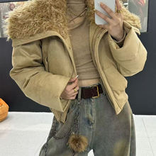 YUYU女装新款时尚洋气大翻领外套