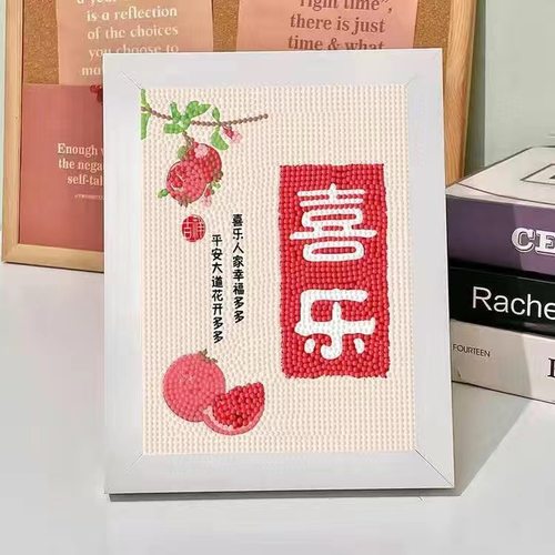 生日礼物桌面摆件柿柿如意diy