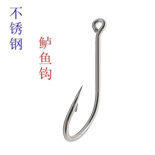 管付不锈钢鲈鱼钩丸世歪嘴有刺鱼钩鳗鱼钩海钓黄骨鱼鲈鱼子线排钓
