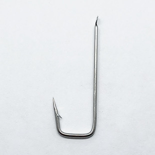 镀锡防海水506长柄海钩延绳钓金枪鱼海洋船钓钩有刺直角钩10000枚