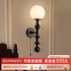 中古玄关过道护眼墙灯楼梯 卧室床头电视背景墙法式 摩灯会 壁灯