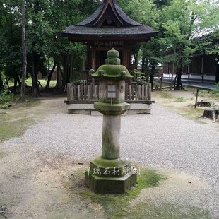 大理石灯笼户外照明景观园林装饰摆件日式庭院青石雕仿古落地灯塔