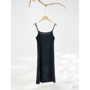 高档内搭打底防走光女夏文艺吊带裙