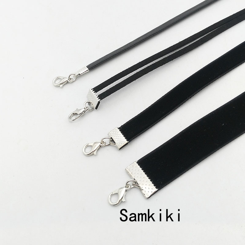 基础款儿童宝宝款黑色天鹅绒绒带项圈颈链Choker短项链脖链颈带