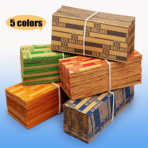 CoinWrappers硬币包装纸牛皮纸