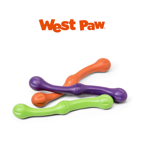 美国进口西爪West Paw拔河棍Zwig宠物耐咬浮水狗狗玩具Duang棒
