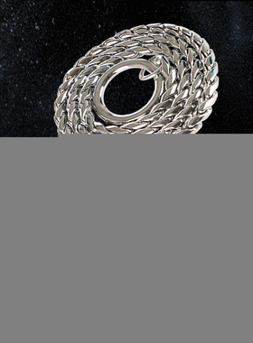 美国进口ALVALLEY金属蛇链狗绳P链项圈赛级牵引绳不夹毛防狗爆冲