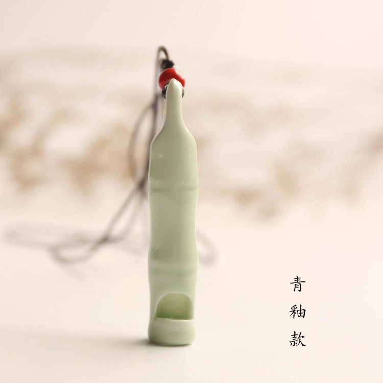 【指骨口哨】陶瓷手工创意文艺饰品