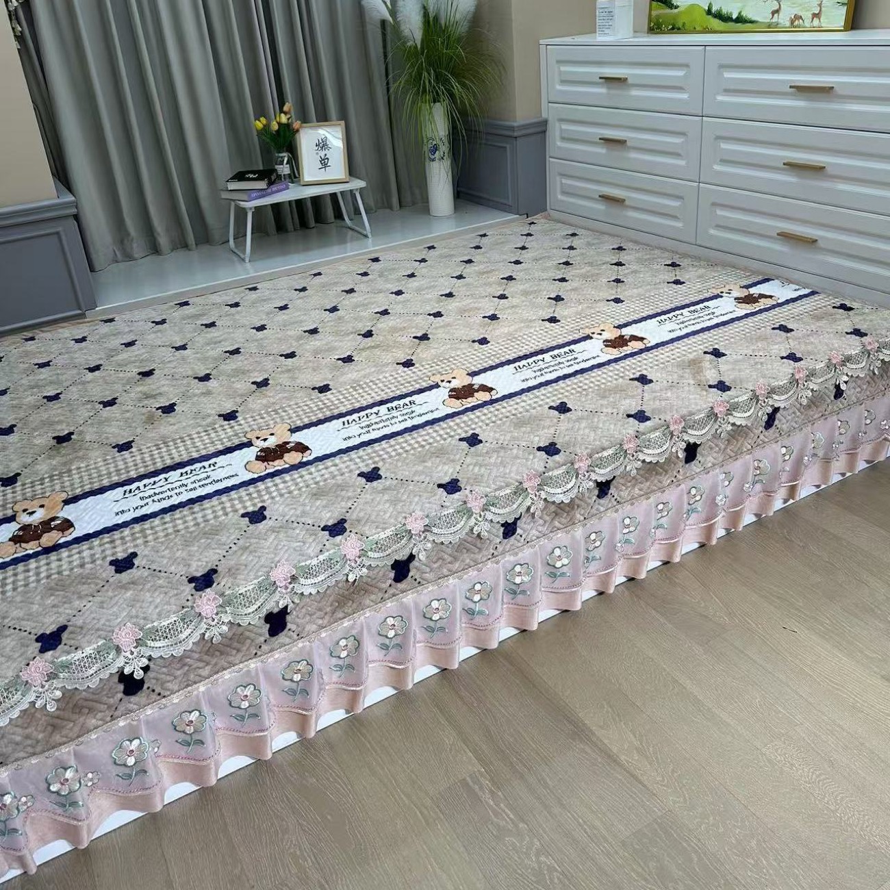 牛奶绒榻榻米床盖农村大炕盖炕毯农村火炕专用土炕2025新款大尺寸