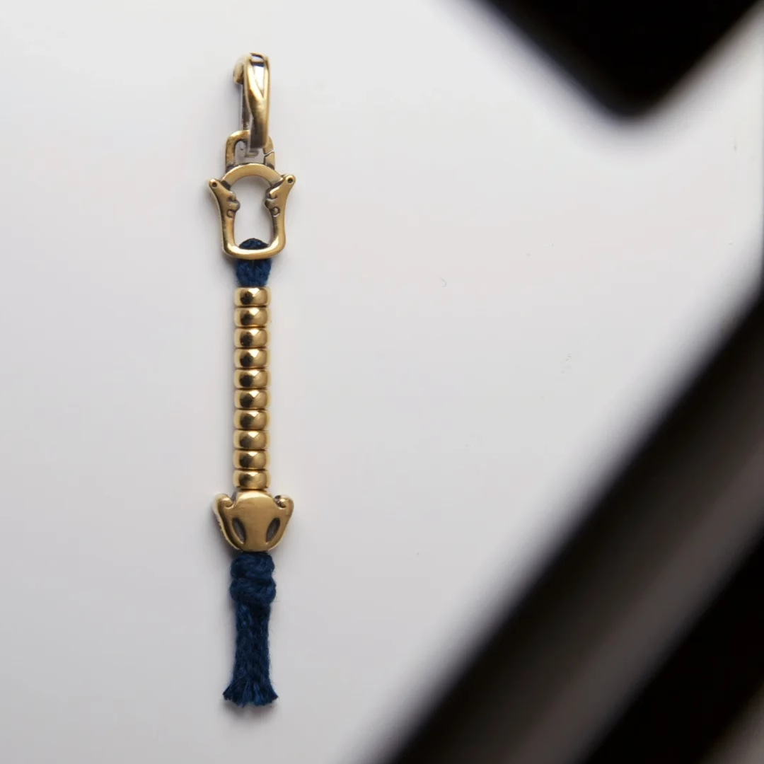 藏式镀金计数器万能扣侧挂