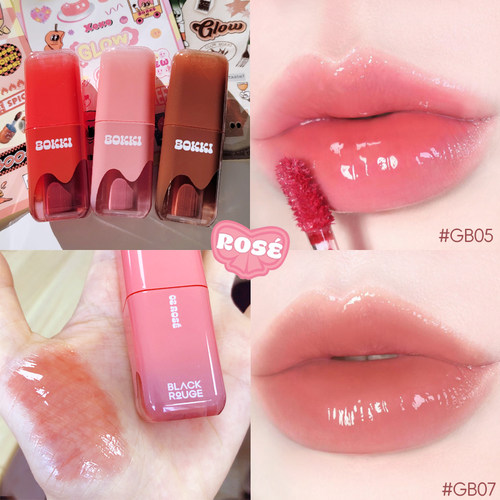韩国BlackRouge黑胭莹润年糕唇釉镜面水光唇蜜Bokki口红GB10/07/5