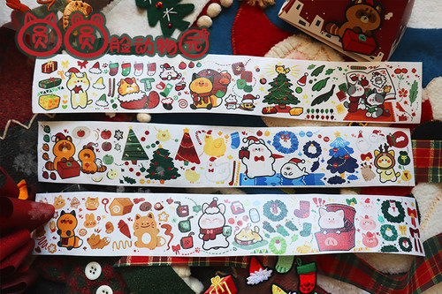 圣诞节日主题创意胶带