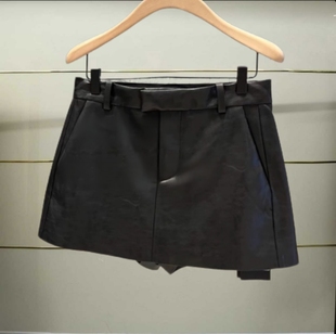 正品MBE3SOT014-250开2025秋PU皮半身裙