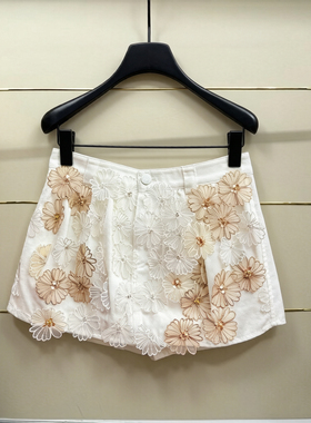 市现货正品25春雏菊花朵牛仔A半裙LF25C61NS091-250