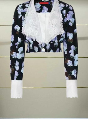 桥现货正品24春绣花领港风印花上衣LF24C61SB069-240