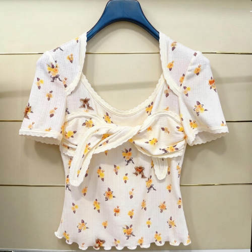 福现货正品26夏田园印花上衣LF26X21ST246-260