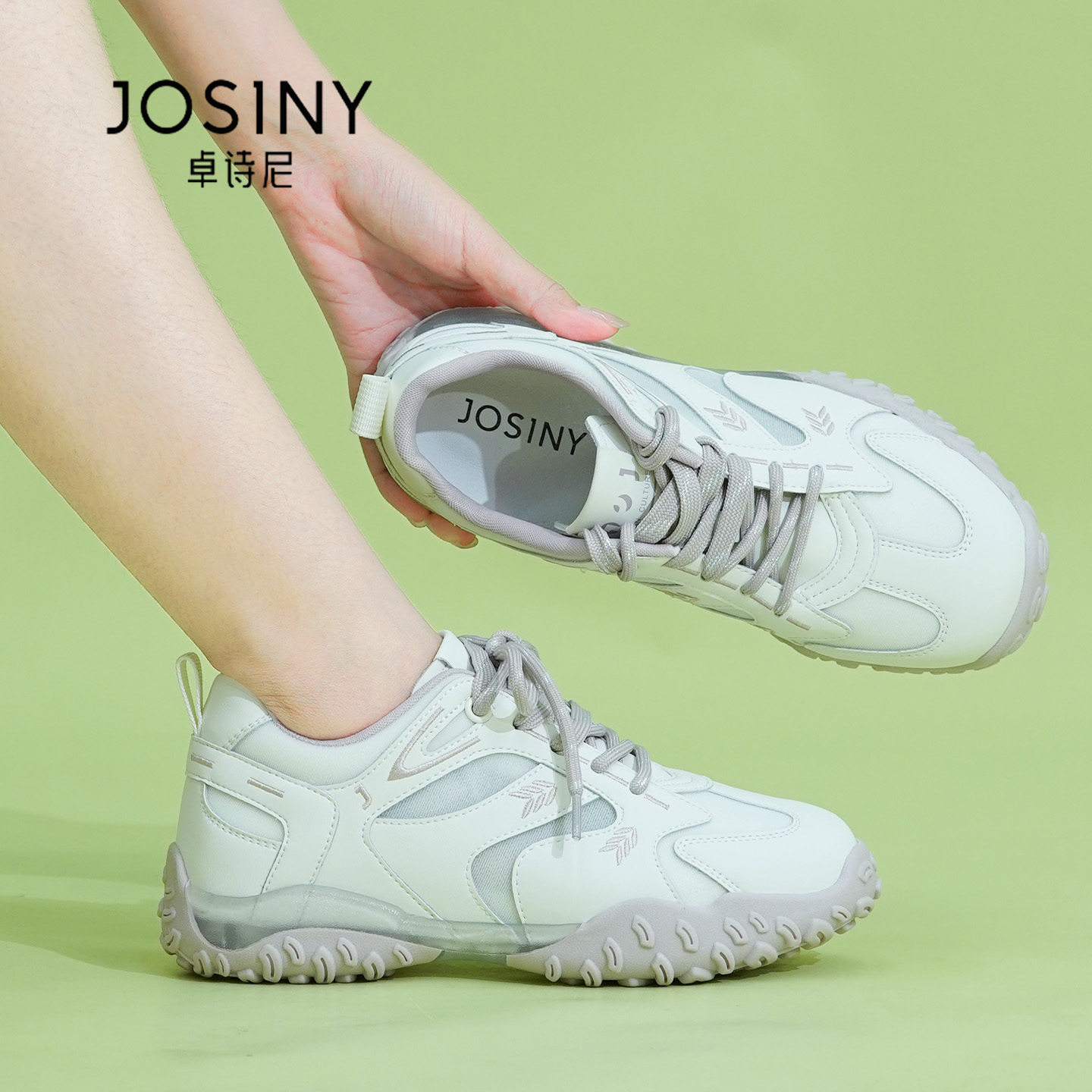 卓诗尼秋新款时尚百搭休闲鞋运动