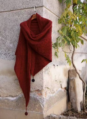 MMBL慢慢变蓝荼三角巾围巾披肩351267