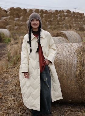 MMBL慢慢变蓝荼长款羽绒服351132 （长119围160）