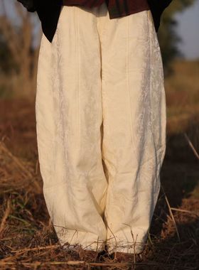 MMBL慢慢变蓝荼羊毛棉裤332315裤长94左右