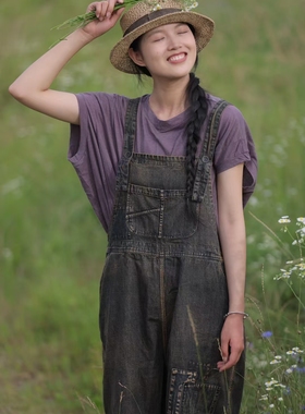 MMBL慢慢变蓝荼连体裤背带裤35562-1