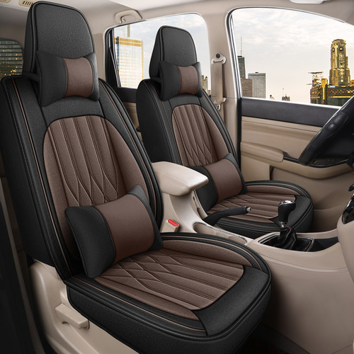 宝骏730座套专车专用七座座套四季通用2+2+3全包汽车坐垫亚麻坐套