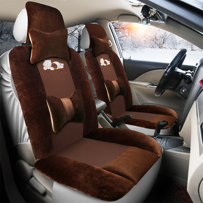 长安欧诺座套七座专用连体汽车坐垫冬季款毛绒保暖全包围7座椅套
