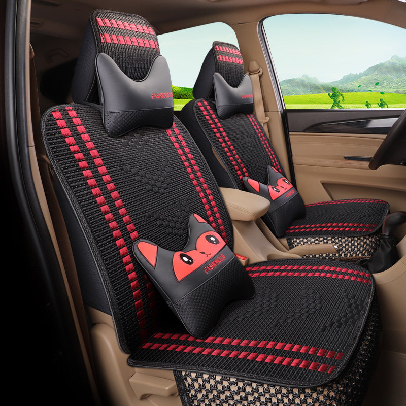 东风风光580/370/330/S560冰丝7座卡通汽车坐垫七座四季夏天座套