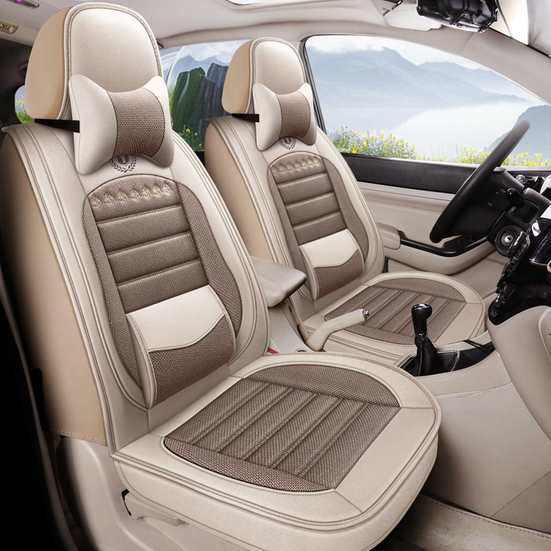 东方风光580座套7座东风360330/370七座汽车坐垫四季通用全包亚麻