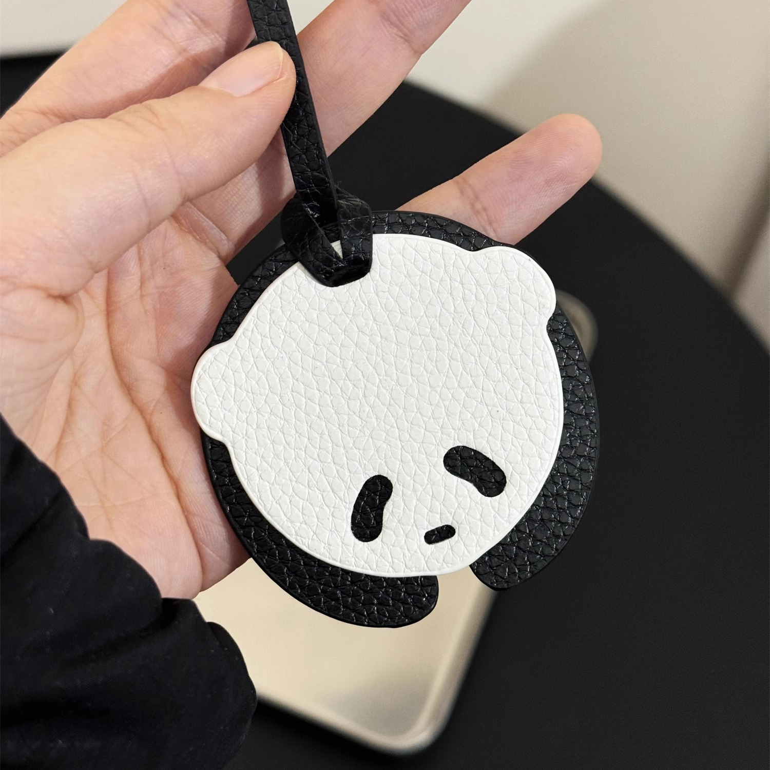 WOONIU原创设计黑白熊猫包挂件